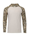 Paragon Men's Biloxi Performance Colorblocked Hooded Long Sleeve T-Shirt