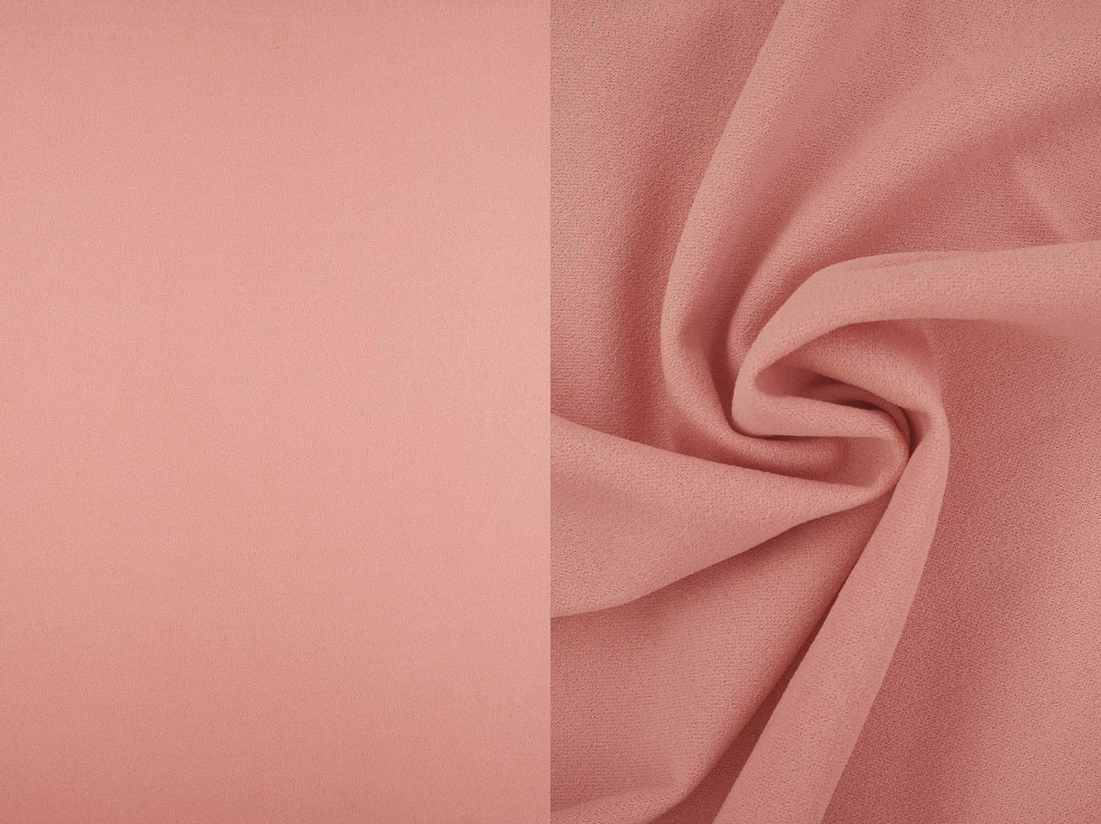 1 Yard Solid Techno Crepe Fabric, Heavy Stretch 58/60" Wide for Apparel