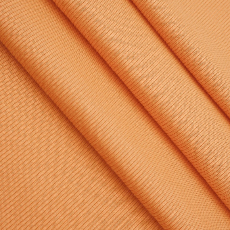 1 Yard Rib 2x1 Solid Knit Fabric, 54/56'' Wide Polyester Spandex Blend