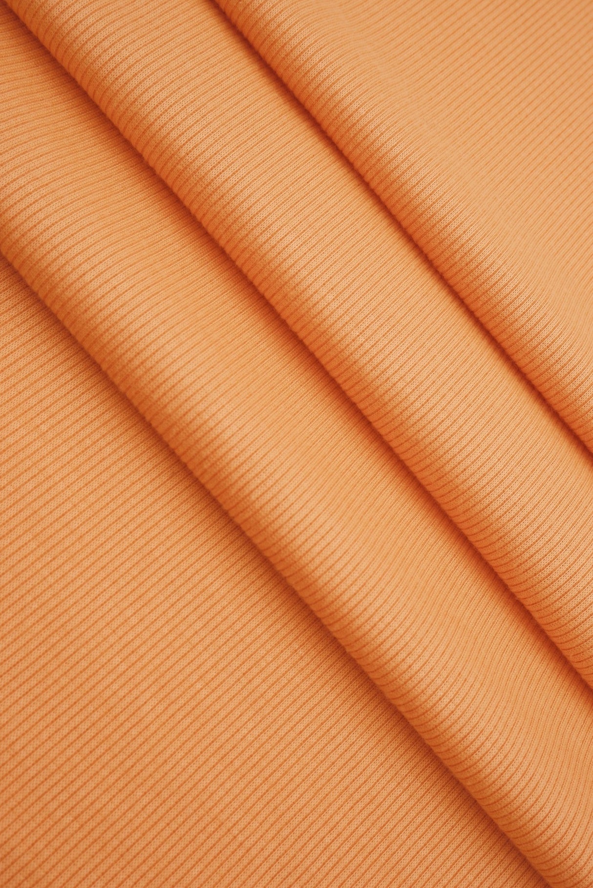 Rib Solid Stretch Knit Fabric
