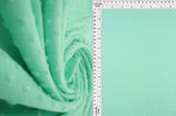 Knit Jacquard Swiss Dot Fabric 1 Yard Stretch Textured Lightweight 58/60" Wide