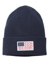 PFG Fish Flag Cuffed Beanie