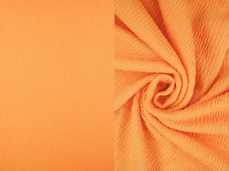 Smocked Rayon Knit Solid Fabric