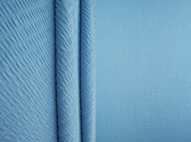 Smocked Rayon Knit Solid Fabric