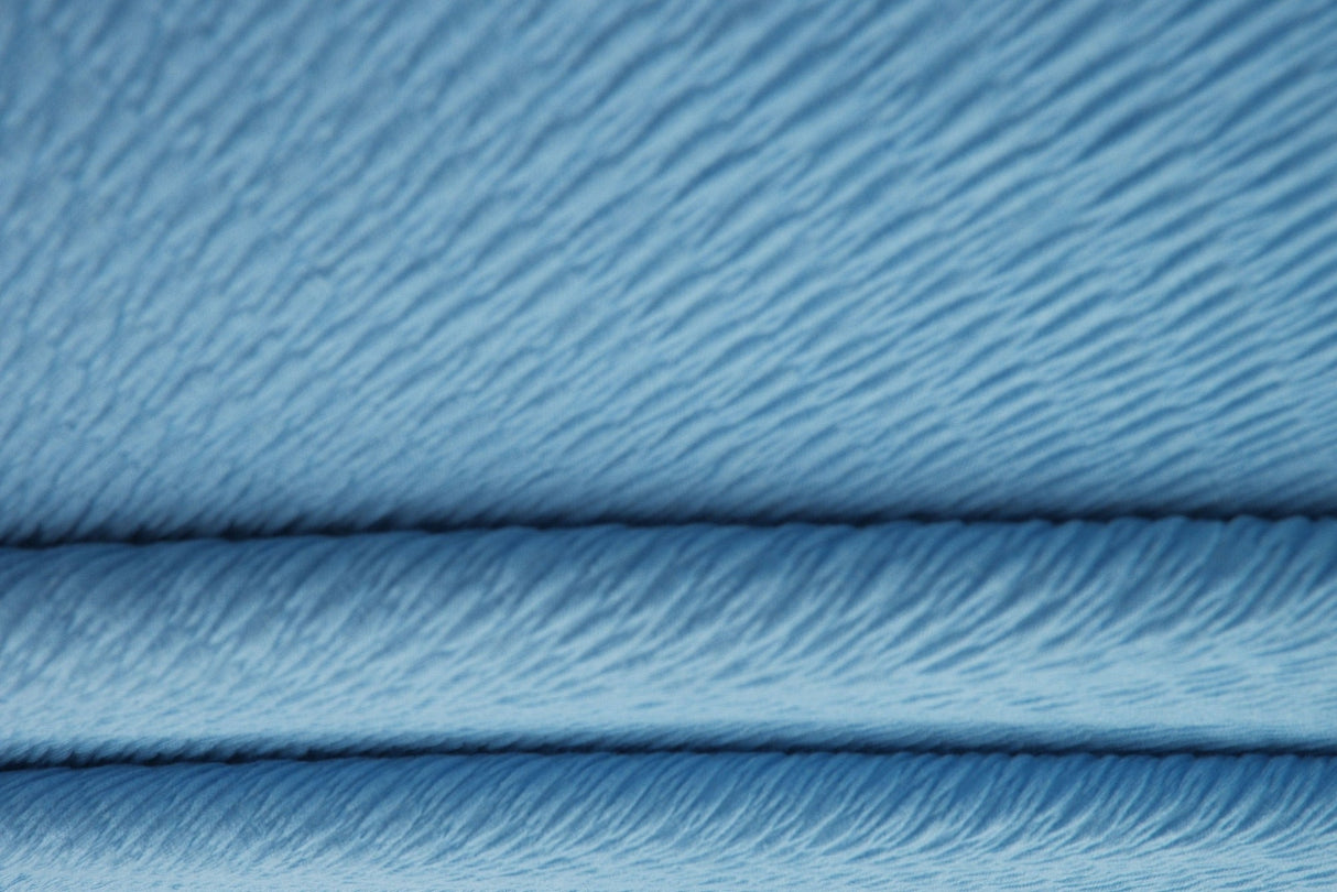 Smocked Rayon Knit Solid Fabric