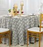 Round Lace Table Overlay Ivory 108