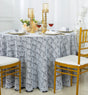 Round Lace Table Overlay White 108
