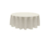 Poly Poplin Fabric - Seamless Round Tablecloth, 108" Diameter (1 Piece)