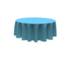 108" Round Polyester Poplin Tablecloth - Polyester Poplin Fabric, Seamless Round Tablecloth, 108" Width (1 Piece)