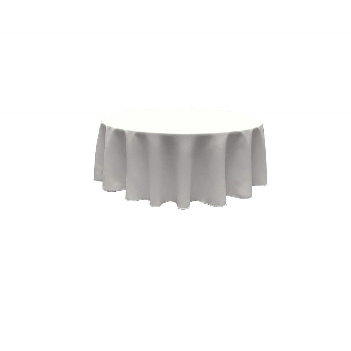 108" Round Polyester Poplin Tablecloth - Polyester Poplin Fabric, Seamless Round Tablecloth, 108" Width (1 Piece)