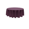 108" Round Polyester Poplin Tablecloth - Polyester Poplin Fabric, Seamless Round Tablecloth, 108" Width (1 Piece)