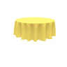 108" Round Polyester Poplin Tablecloth - Polyester Poplin Fabric, Seamless Round Tablecloth, 108" Width (1 Piece)