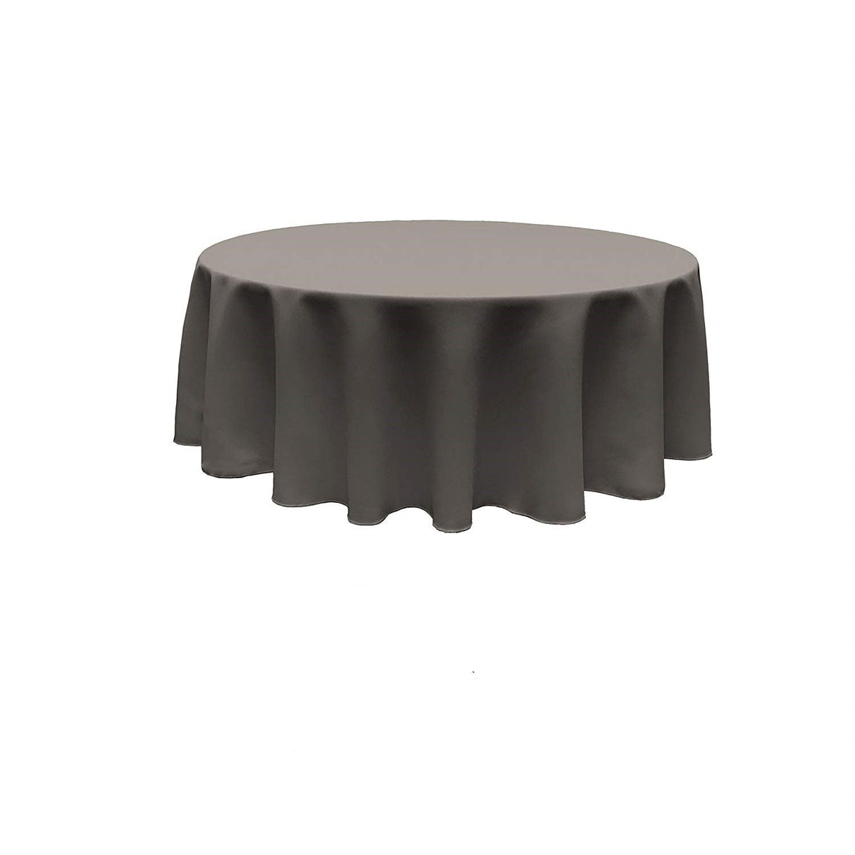 108" Round Polyester Poplin Tablecloth - Polyester Poplin Fabric, Seamless Round Tablecloth, 108" Width (1 Piece)