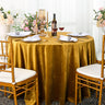 Round Seamless Italian Velvet Table Cover