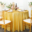 Seamless Round Sequin Taffeta Tablecloth