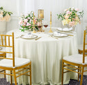 Seamless Round Scuba Wrinkle-Free Tablecloth 240 GSM