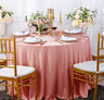 Seamless Round Scuba Wrinkle-Free Tablecloth 240 GSM