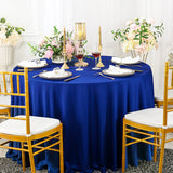 Seamless Round Scuba Wrinkle-Free Tablecloth 240 GSM