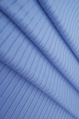 Rib Stretch Knit Fabric Solid