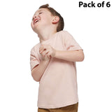 RADYAN® Toddler Fine Jersey Crewneck Short Sleeve Tee - 3321