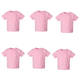 RADYAN® Toddler Cotton Jersey Crew Neck Short Sleeve Tee - 3301T