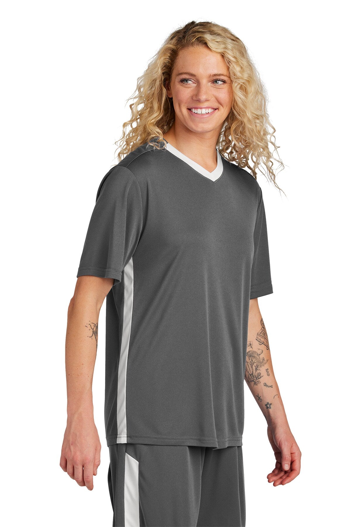 Sport-Tek® United V-Neck T-shirts