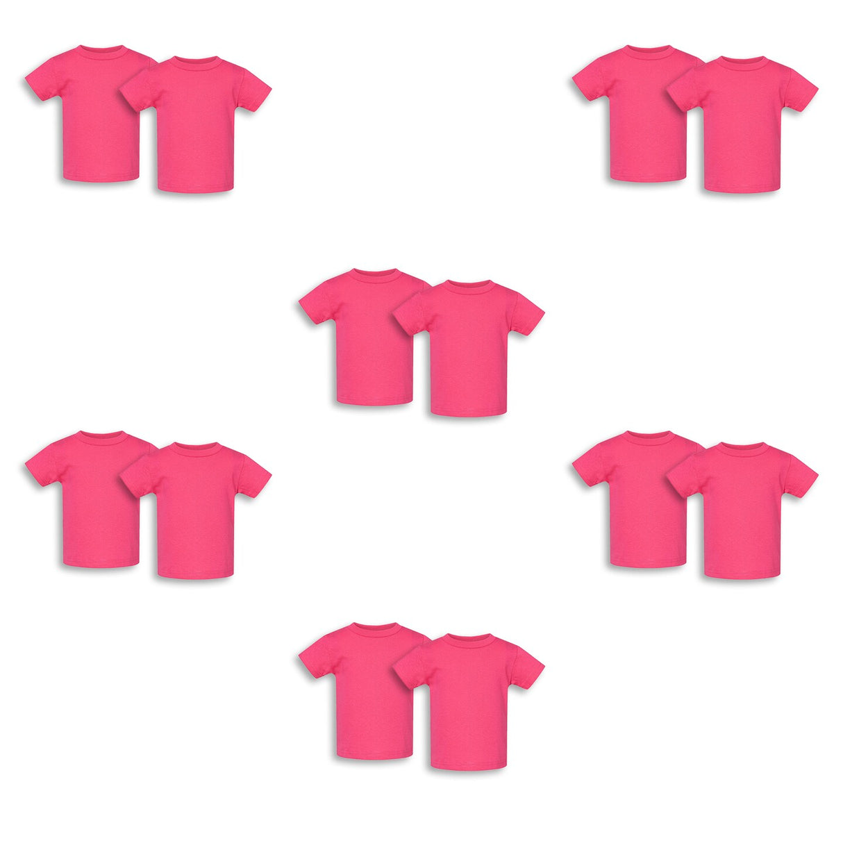 RADYAN® Youth 100% Cotton Jersey Crewneck Short Sleeve T-Shirt - 3301J