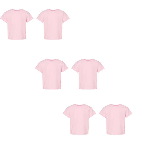 RADYAN® Toddler Cotton Jersey Crew Neck Short Sleeve Tee