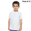 RADYAN® Toddler Fine Jersey Tee, Soft Cotton Short Sleeve T-Shirt - 3321