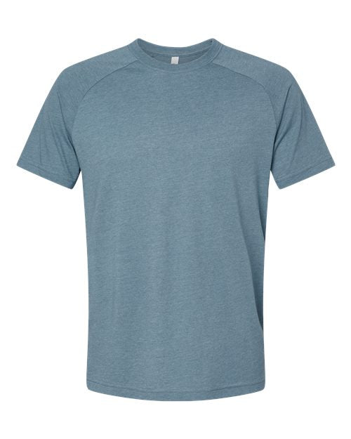 BELLA + CANVAS® - Heather CVC Raglan Short Sleeve Crewneck Tee