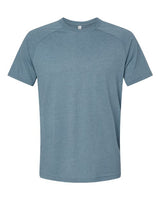 BELLA + CANVAS® - Heather CVC Raglan Short Sleeve Crewneck Tee