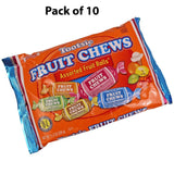 Fruit Flavored Tootsie Rolls Candy | Package measures 10 inches long by 6 inches wide