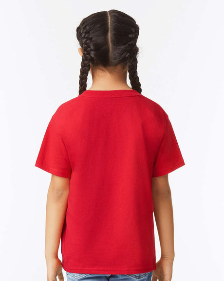 Gildan Softstyle Youth Crewneck Cotton T-Shirt Premium Fit Tee