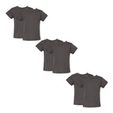 RADYAN® Toddler Fine Jersey Crew Neck Short Sleeve Tee - 3321