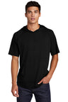 Sport-Tek® Tri-Blend Wicking Short Sleeve Hoodie