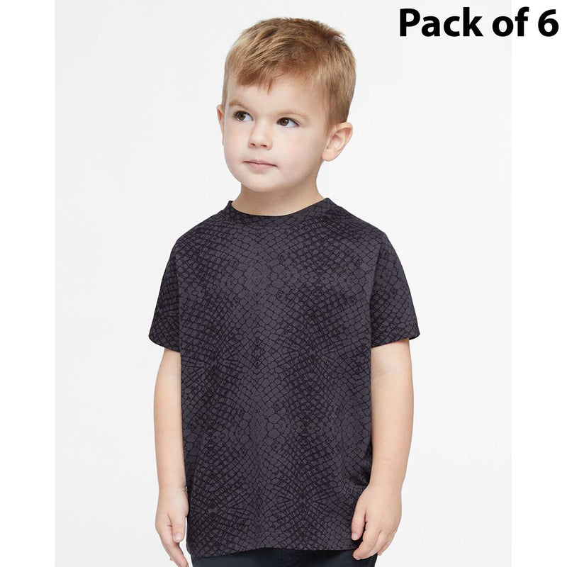RADYAN® Toddler Fine Jersey Crewneck Short Sleeve Tee