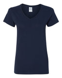Gildan Women’s V-Neck Cotton Tee – Soft Casual Shirt