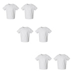 RADYAN® Toddler Cotton Jersey Crew Neck Short Sleeve Tee - 3301T