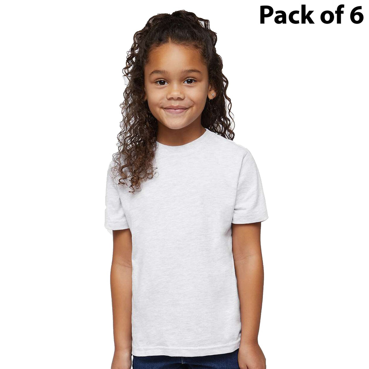 RADYAN® Toddler Fine Jersey Tee, Soft Cotton Short Sleeve T-Shirt - 3321