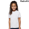 RADYAN® Toddler Fine Jersey Tee, Soft Cotton Short Sleeve T-Shirt - 3321