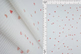 1 Yard Yummy Rib Knit Small Heart Print Fabric 58/60 Inch Wide Soft Stretch Ribbing for Cute Apparel & Crafts