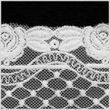6" Ecru Cotton Floral Lace Trim