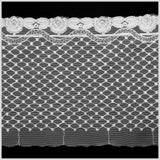 6" Ecru Cotton Floral Lace Trim