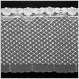 6" White Cotton Floral Lace Trim