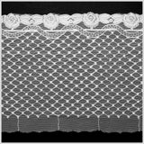 6" White Cotton Floral Lace Trim