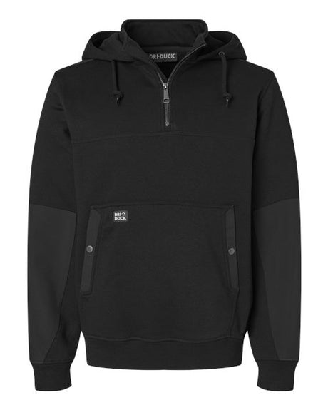 DRI DUCK Men's Mission Quarter-Zip Hooded Pullover