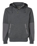 DRI DUCK Men's Mission Quarter-Zip Hooded Pullover