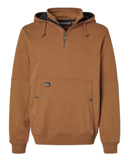 DRI DUCK Men's Mission Quarter-Zip Hooded Pullover