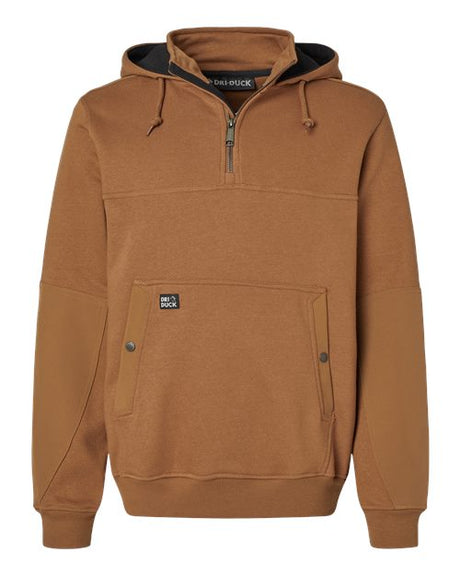 DRI DUCK Men's Mission Quarter-Zip Hooded Pullover