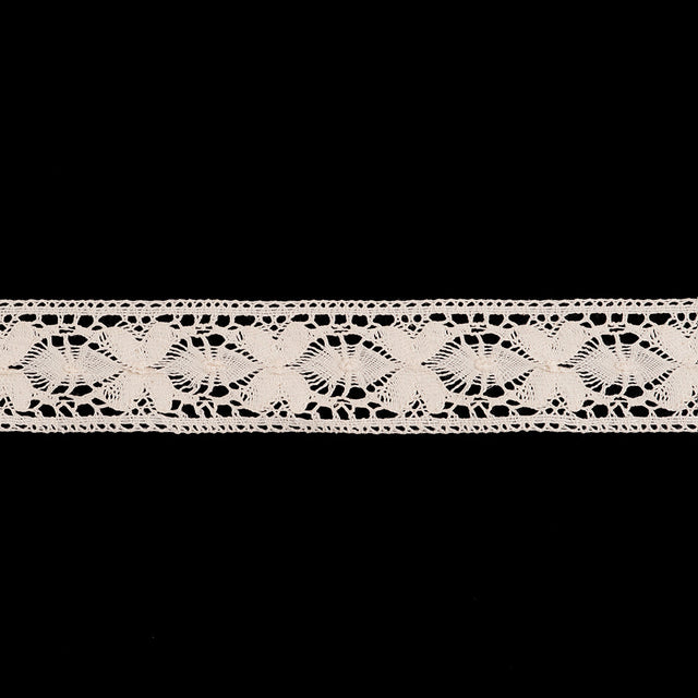 1.5" Ecru Crochet Lace Trim